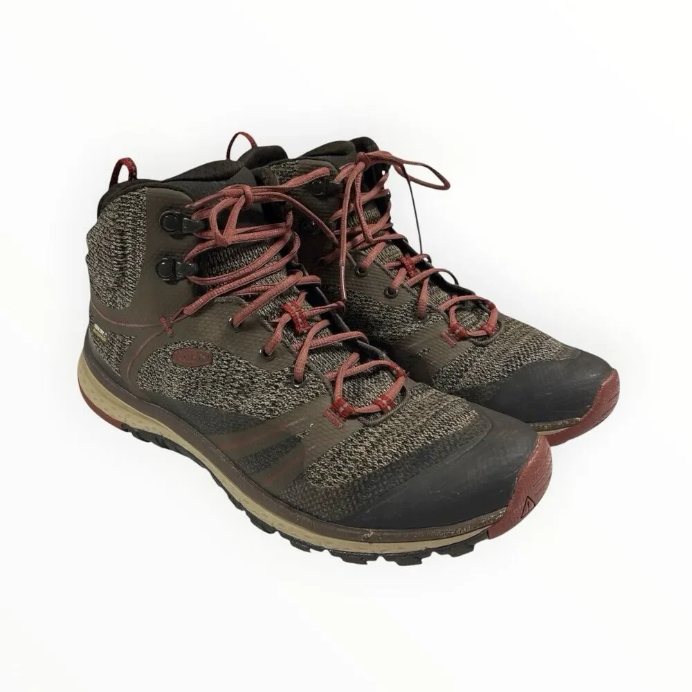 KEEN Terradora Mid Women’s SZ 9.5 Hiking Boots 1017687 Waterproof Outdoors Climb